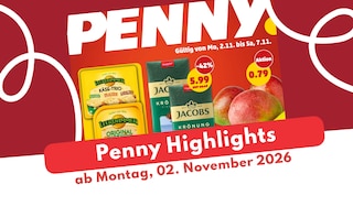 PENNY Prospekt 02.11.2026: Backt euch glücklich!