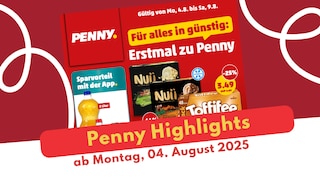 Penny Prospekt 04.08.2025 - das sind die heißen Angebote