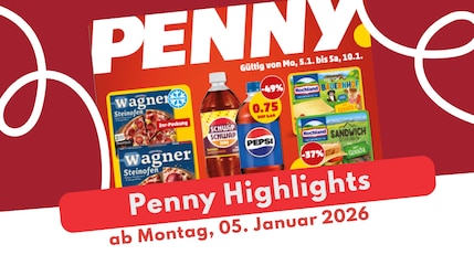 PENNY Prospekt 05.01.2026 im großen Überblick!