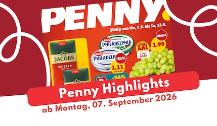Penny Prospekt 07.09.2026: Wein und Herbst im Angebot!
