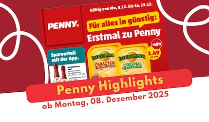 PENNY Prospekt 08.12.2025: Kaffee & Bio zum Sparpreis!