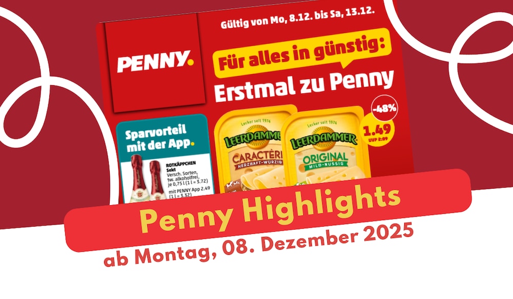 PENNY Prospekt 08.12.2025: Kaffee & Bio zum Sparpreis!