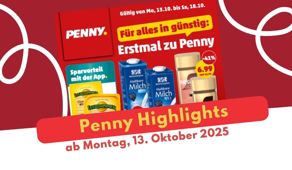 PENNY Prospekt 13.10.2025: Weihnachten zum Sparpreis!