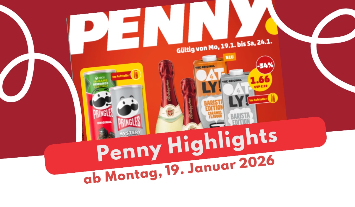 PENNY Prospekt 19.01.2026 im großen Überblick mit Discount-Deals!