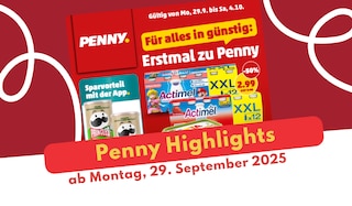 Jetzt aktuellen Artikel „PENNY Prospekt 29.09.2025: Amerikanische Woche & mehr zum Sparpreis!” lesen PENNY Prospekt 29.09.2025: Amerikanische Woche & mehr zum Sparpreis!