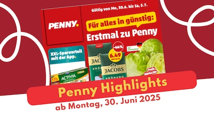 PENNY Prospekt 30.06.2025: XXL-Deals, Eis & Bio-Highlights