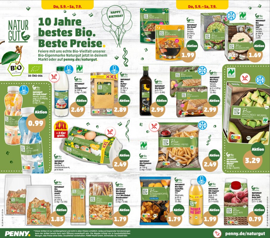 Penny Prospekt-Highlights ab Montag, 02. September 2024