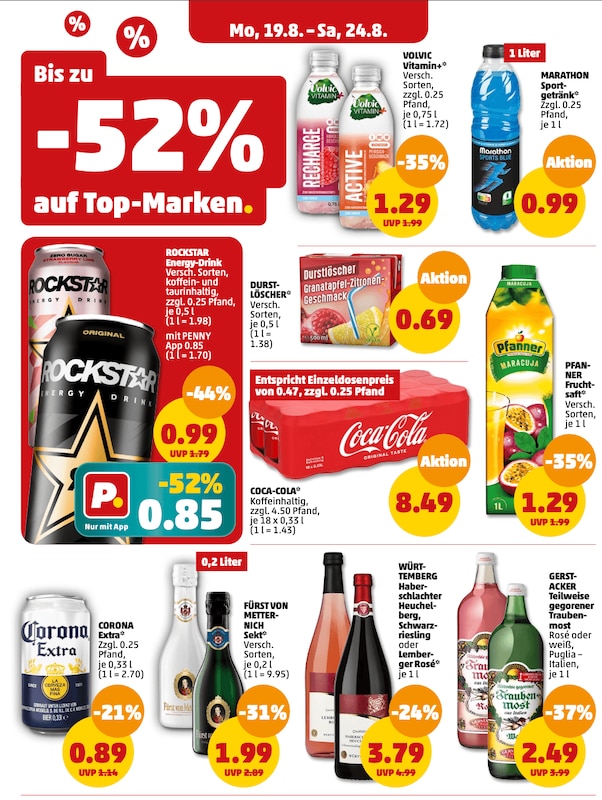 Penny Prospekt-Highlights ab Montag, 19. August 2024