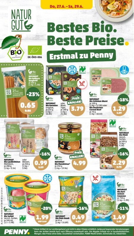 Penny Prospekt-Highlights 24. Juni 2024
