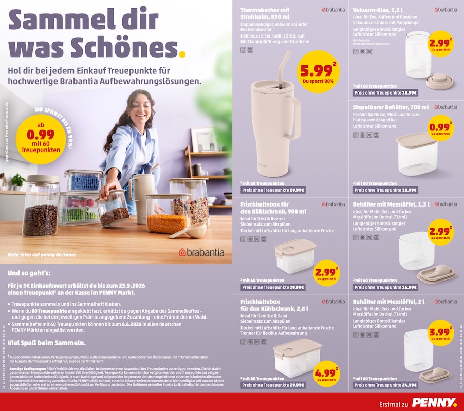 Penny Prospekt mit Brabantia Treueaktion ab dem 19.01.2026
