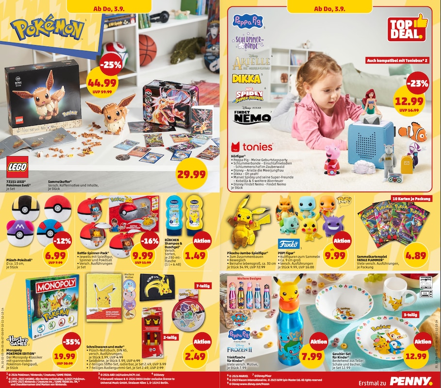 Pokemon Deals im Penny Prospekt 31.08.2026