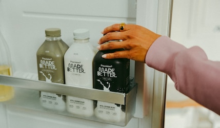 Precision in drei Sorten in einem Kühlschrank