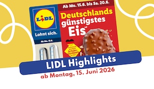 Prospekt-Highlights von Lidl ab Montag, den 15. Juni 2026