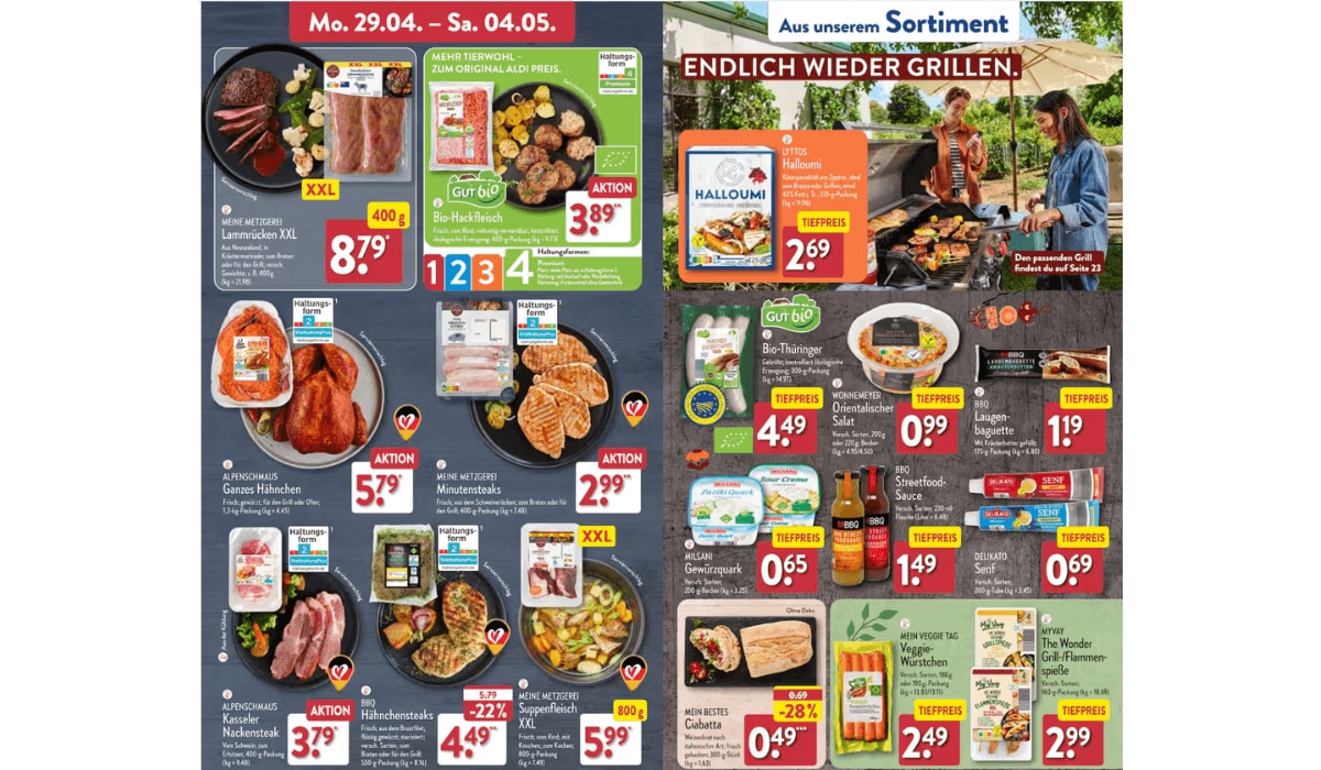 Grill-Angebote bei ALDI Nord