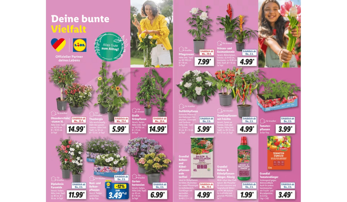 Garten Angebote aus dem Lidl Prospekt KW18