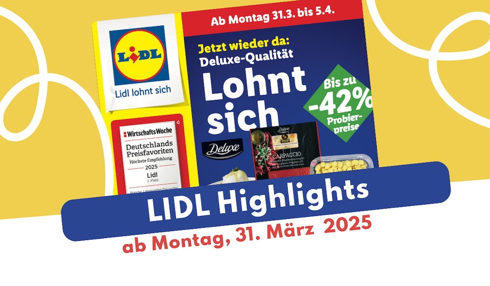 Lidl Prospekt Highlights 31.03.2025