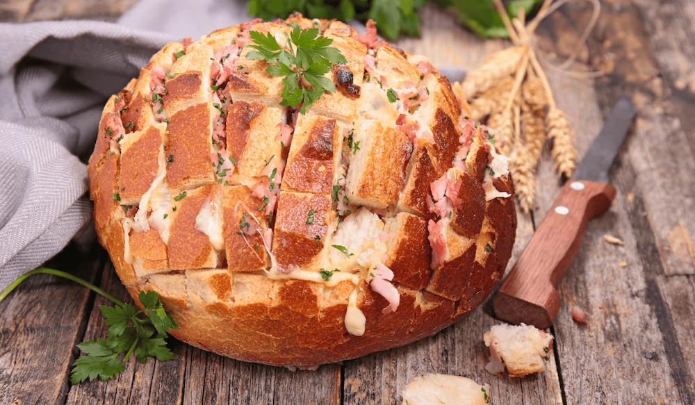 Rezept für Pull-Apart-Brot - Perfekt zum Snacken