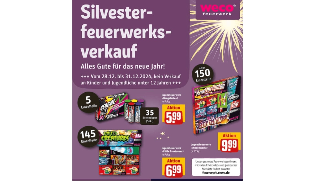 REWE Feuerwerk Prospekt 24/25