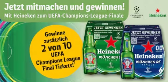 REWE Heineken Champions League Gewinnspiel 2025