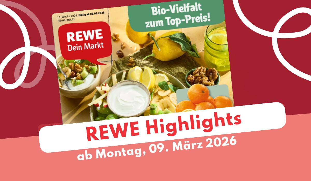 REWE Prospekt 09.03.2026: Sichert euch festliche Deals!