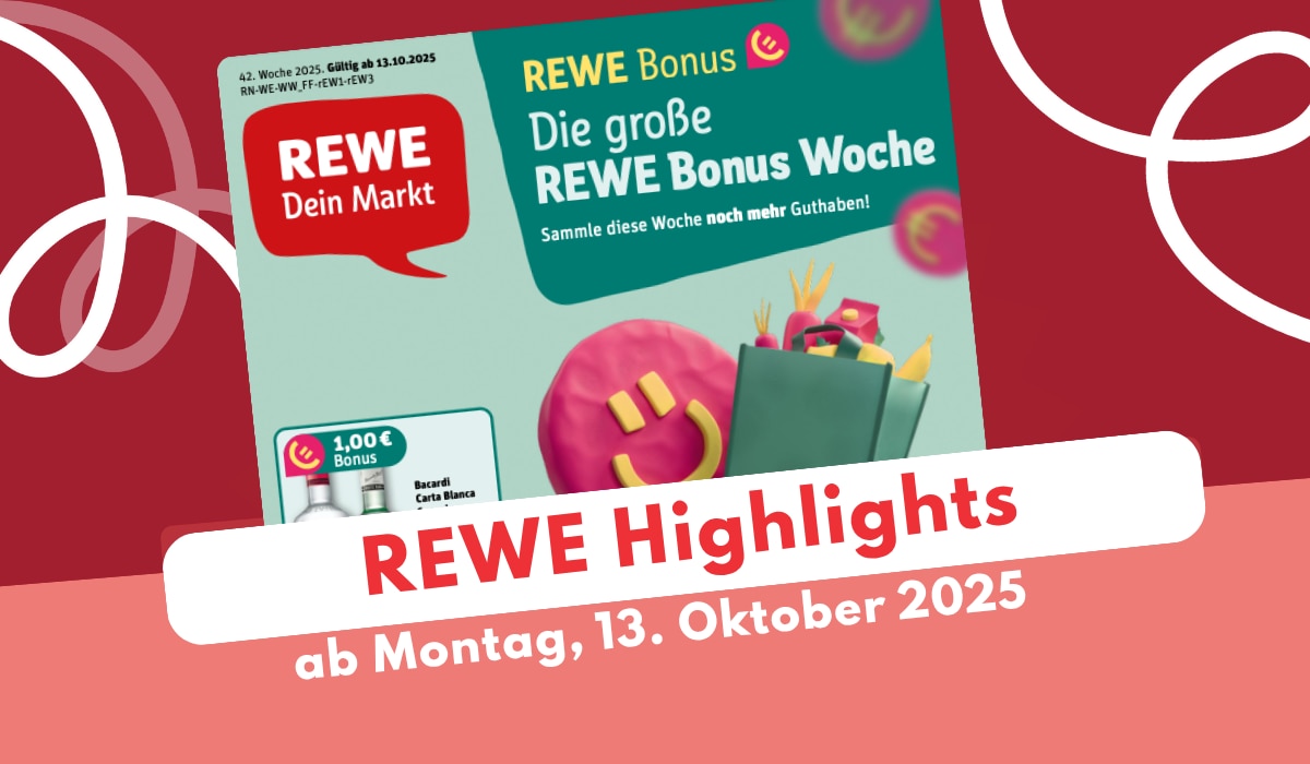 REWE Prospekt 13.10.2025 mit Vitaminen und Bio!