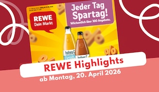 REWE Prospekt 20.04.2026: Butcher's für den Grill & Blumen für den Garten