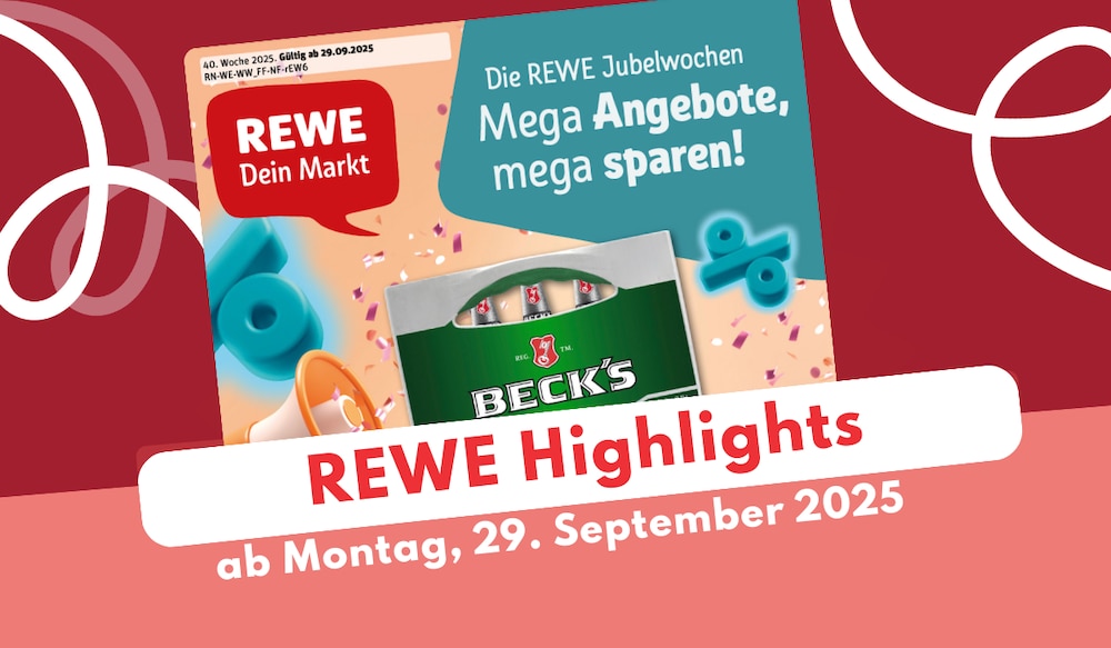 REWE Prospekt 29.09.2025 - die besten Angebote der Woche