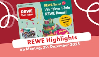 REWE Prospekt 29.12.2025 mit Partyartikeln zu Silvester!