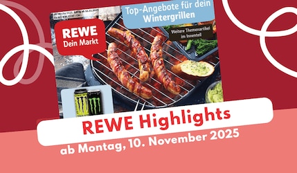 REWE Prospekt 10.11.2025 – Frische Angebote und Weihnachtsstimmung