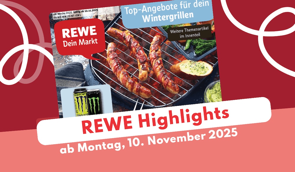 REWE Prospekt 10.11.2025 – Frische Angebote und Weihnachtsstimmung