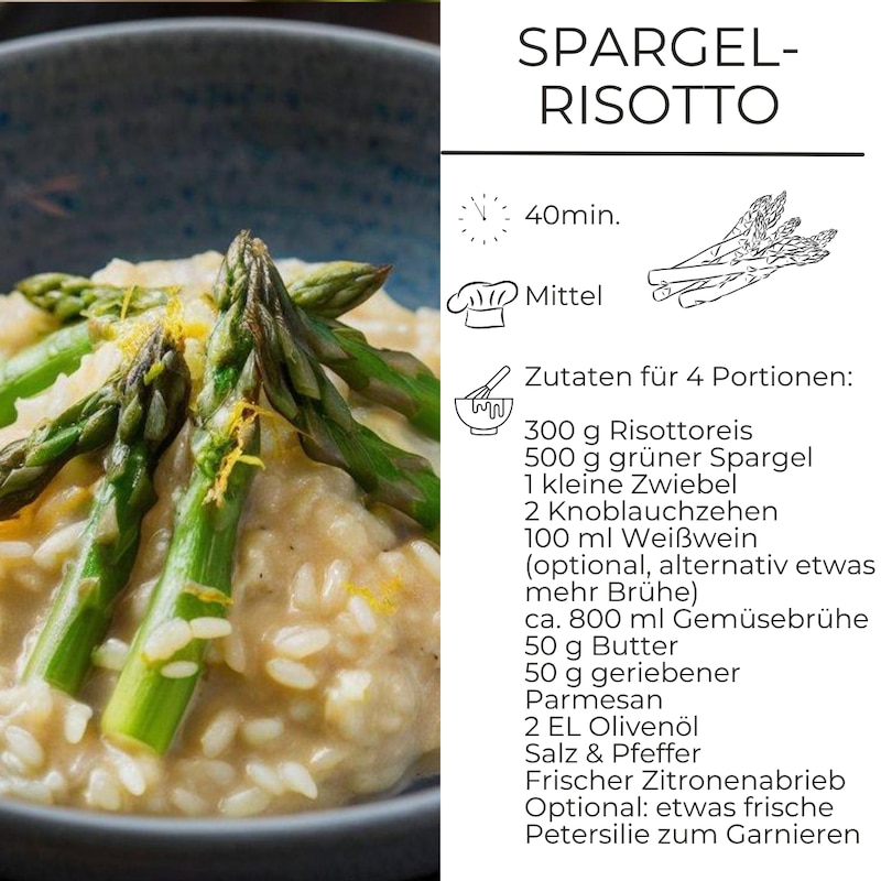 Risotto mit Spargel Rezept