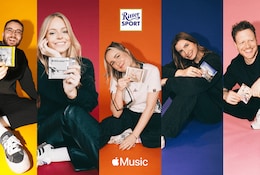 Ritter Sport Schokolade mit Albumcover in Kooperation mit Apple Music