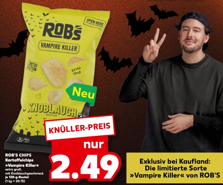 Robs Vampire Killer Halloween Edition im Kaufland Prospekt ab dem 23.10.2025