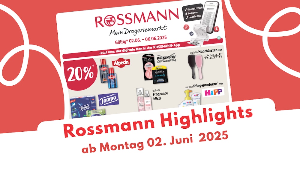 Rossmann Prospekt 02.06.2025 Header Image