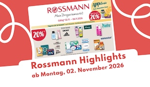 Rossmann Prospekt 02.11.2026