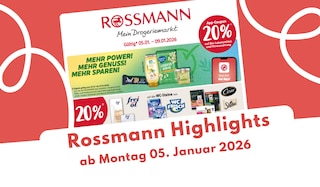 Rossmann Prospekt 05.01.2026 mit Parfum und Enerbio!