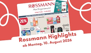 ROSSMANN Prospekt 10.08.2026 mit Sommer-Beauty & Haustieren! ROSSMANN Prospekt 10.08.2026 mit Sommer-Beauty & Haustieren!
