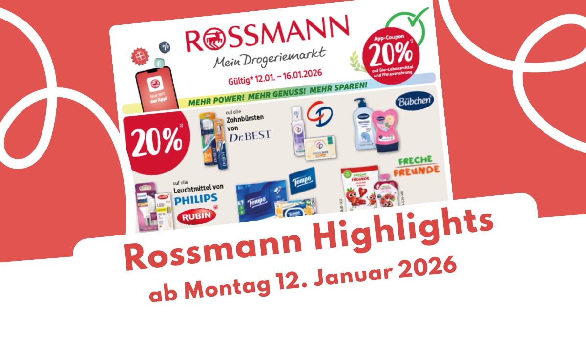 ROSSMANN Prospekt 12.01.2026: Zwischen Beauty & Süßigkeiten!