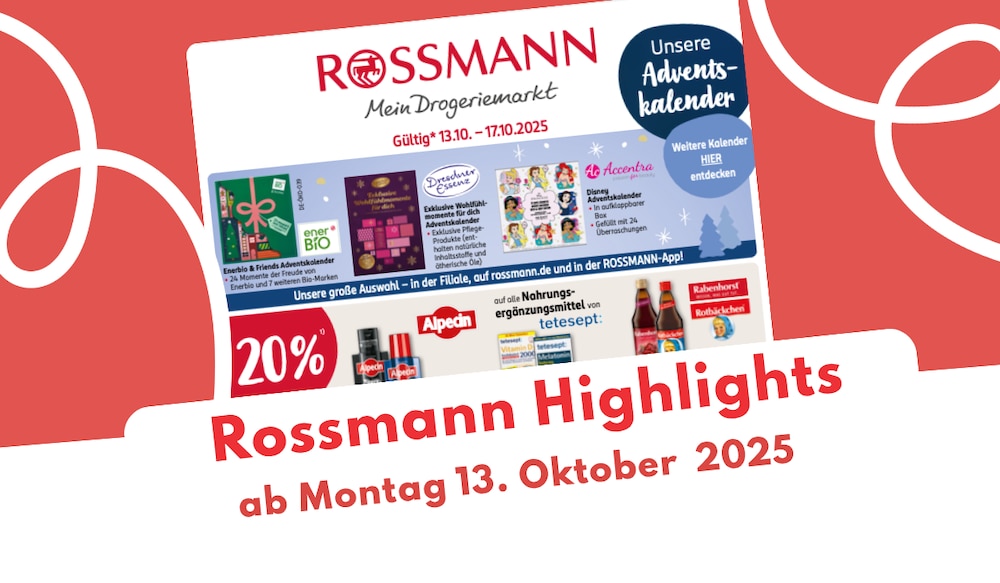 Rossmann Prospekt 13.10.2025