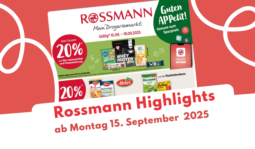 Rossmann Prospekt 15.09.2025