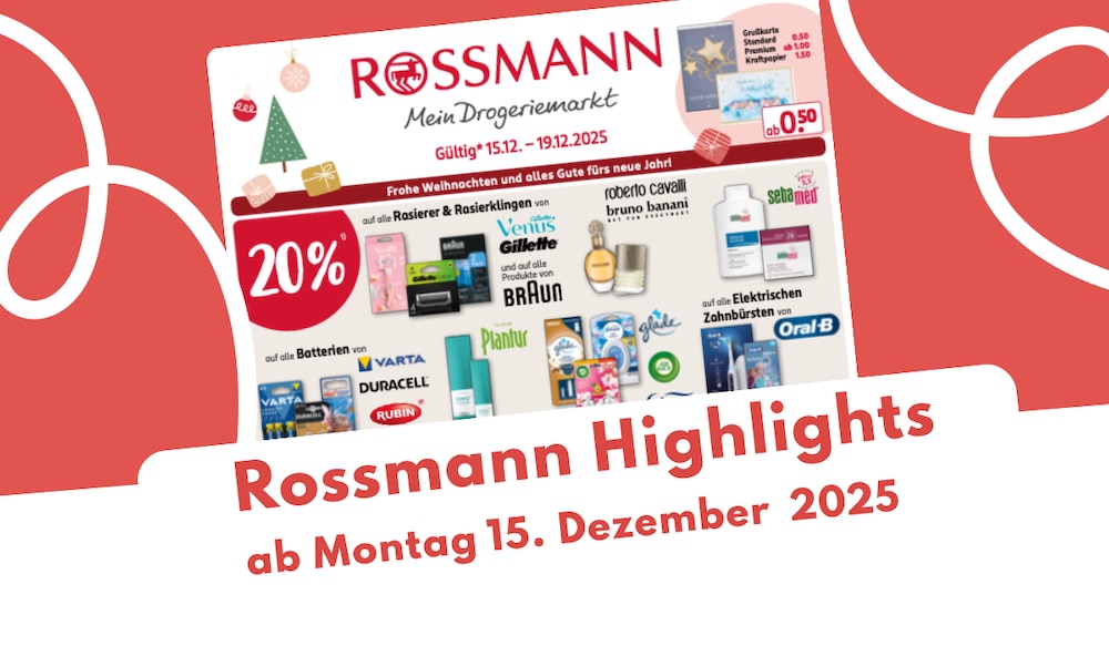Rossmann Prospekt 15.12.2025 mit Spielzeug, Parfum & mehr!