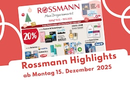 Rossmann Prospekt 15.12.2025 mit Spielzeug, Parfum & mehr!