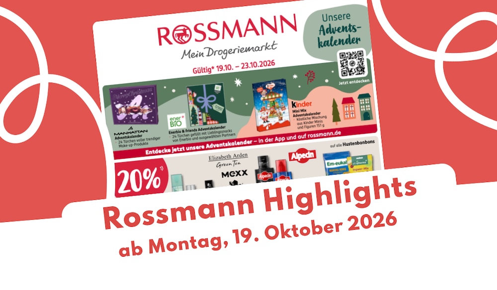 Rossmann Prospekt 19.10.2026