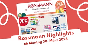 Rossmann-Prospekt 30.03.2026: Haushalt, Ostern, Pflanzenzubehör & mehr