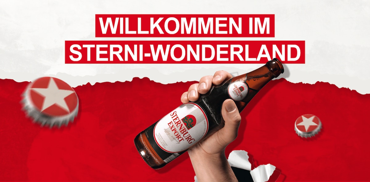 Sterni-Wunderland: Die Weihnachtskollektion von Sternburg Bier