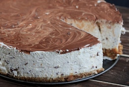 Sahne Torte mit Schoko Glasur