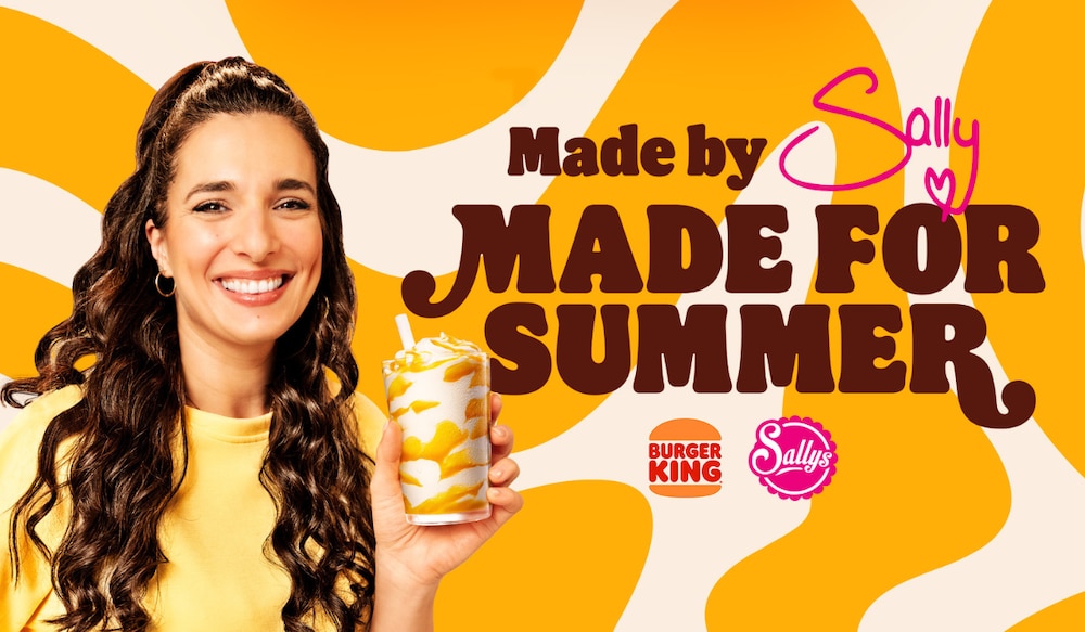 Sally von Sally's Kitchen mache Eiscreme mit Burger King