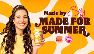 Sally von Sally's Kitchen mache Eiscreme mit Burger King