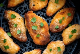 Schnitzel aus der Heißluftfritteuse