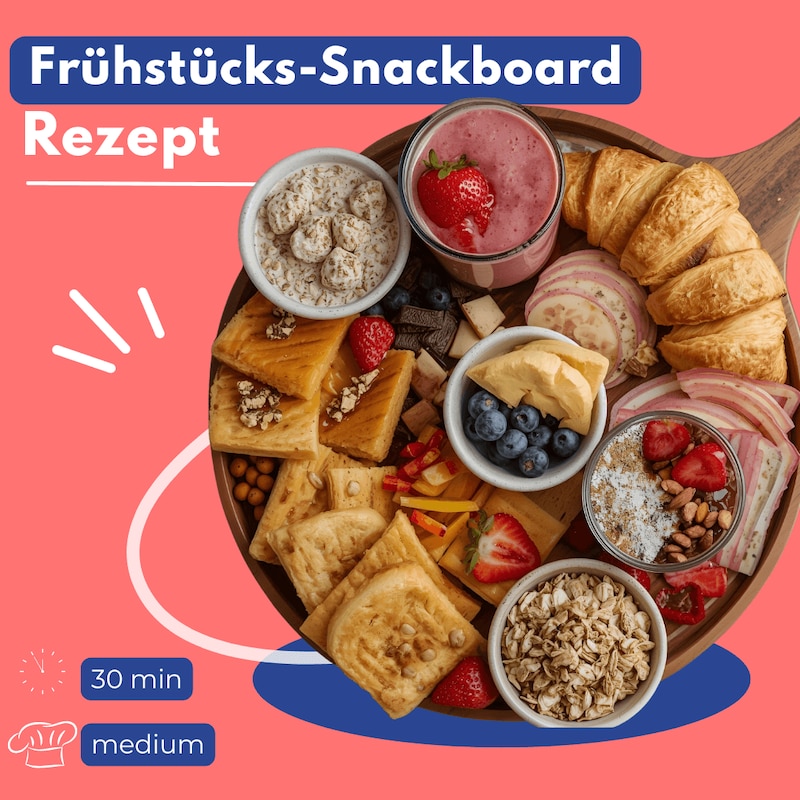 Frühstücks-Snackboard